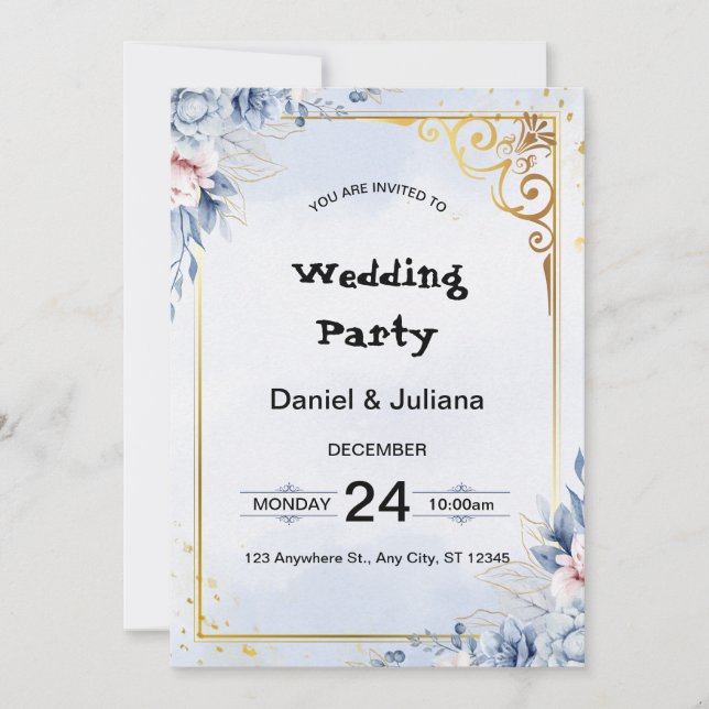 EINLADUNGSKARTE (Vorderseite)