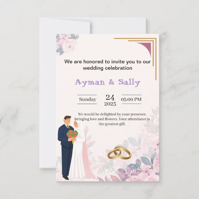 Einladungskarte (Vorderseite)