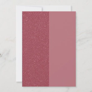 Einladungskarte aus Roségold mit anpassbarer Split