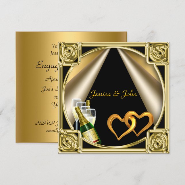 Einladungskarte der Interessenten (Vorne/Hinten)