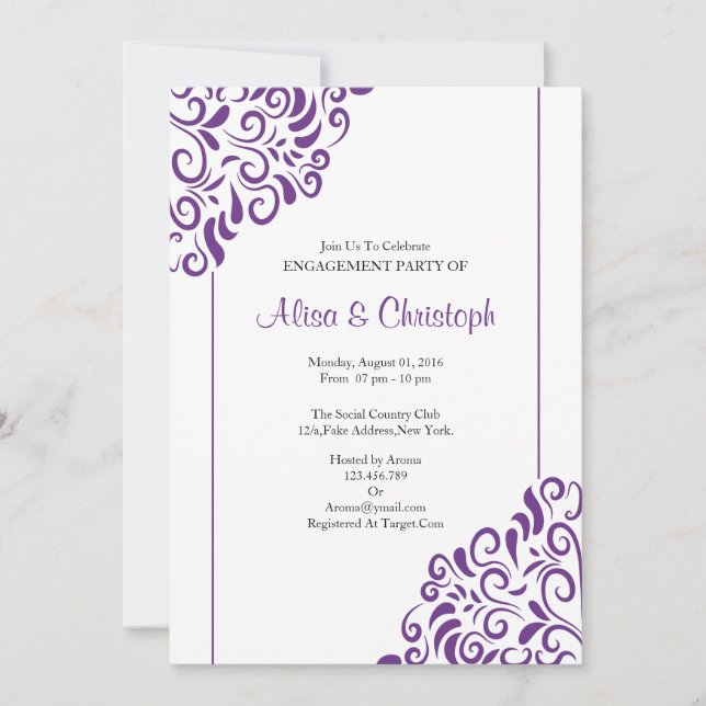 Einladungskarte der Interessenten (Vorderseite)