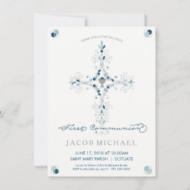 Einladungskarte des ersten heiligen Kommunion