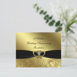 Einladungskarte für das 50. Hochzeitstag