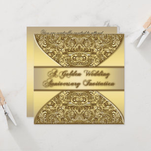 Einladungskarte für das 50. Hochzeitstag