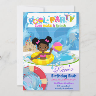 Einladungskarte für den Geburtstag