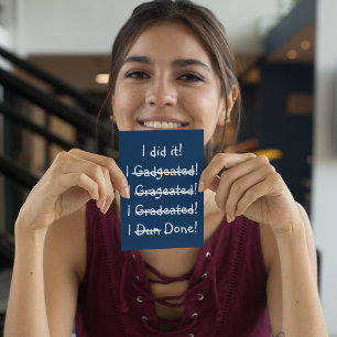 Einladungskarte für die Funny Irelling Graduation 