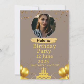 Einladungskarte für Geburtstagsparty | personalisi