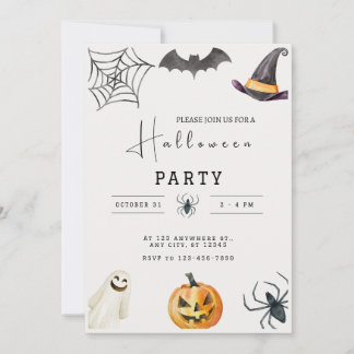 Einladungskarte für Halloween-Party