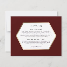 Einladungskarte für Hochzeiten *Palazzo Grassi*