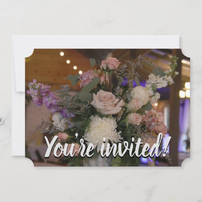 Einladungskarte für Hochzeitskuchen (Vorderseite)