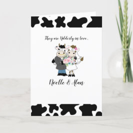 Einladungskarte für Kuhhochzeiten - Noelle