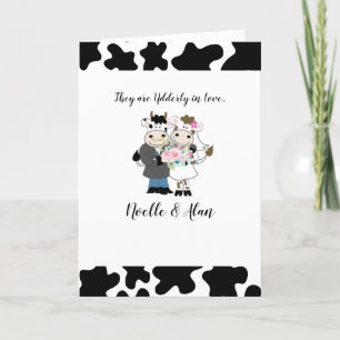 Einladungskarte für Kuhhochzeiten - Noelle