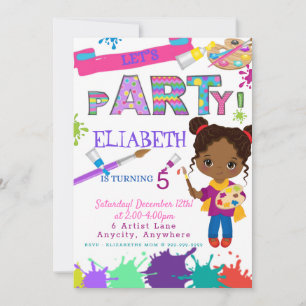 Einladungskarte für Künstler