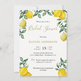 Einladungskarte für Lemons Bridal Dusche