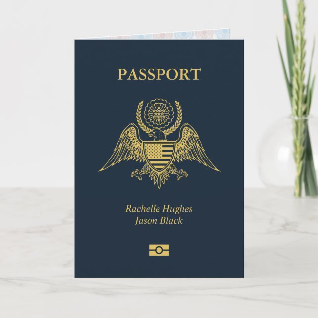 Einladungskarte für Passport (Vorderseite)