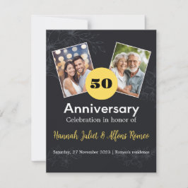 Einladungskarte für personalisierte Hochzeitstag