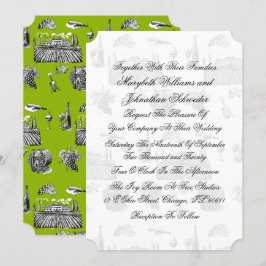 Einladungskarte für Toile & Kalligrafie
