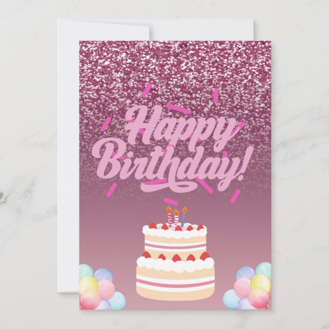 Einladungskarte für Wasserfarbe (Vorderseite)