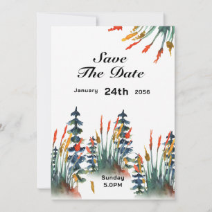 Einladungskarte Hochzeit mit Winter sie Design