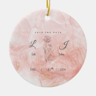 Einladungskarte Keramik Ornament