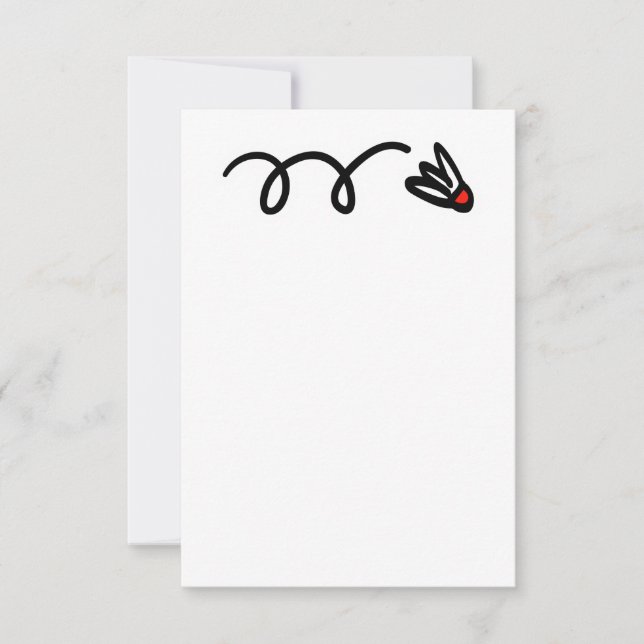 Einladungskarte mit Shuttle-Logo (Vorderseite)