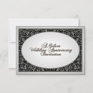Einladungskarte zum 25. Hochzeitstag UAWG