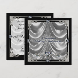 Einladungskarte zum 60. Hochzeitstag