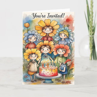 Einladungskarte zum personalisierten Geburtstag