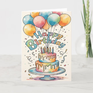 Einladungskarte zum personalisierten Geburtstag