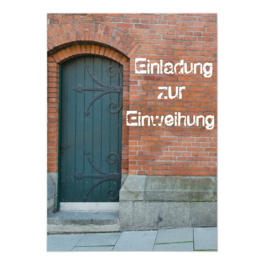 Einladungskarte Zur Einweihung Zazzle Ch