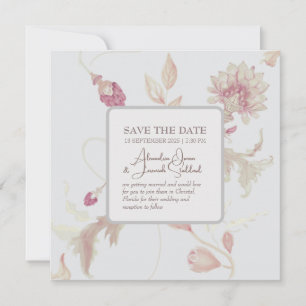 Einladungskarte zur Flat Save-the-Date-Karte