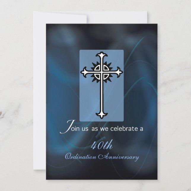 Einladungsname+Jahr 40. Ordination Annivers Einladung (Vorderseite)