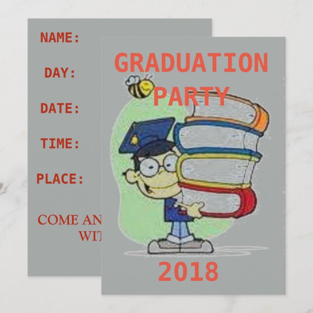 EINLADUNGSPARTEI EINLADUNG (Vorne/Hinten)