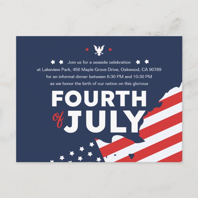 Einladungspostkarte (Vorderseite)