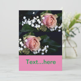 Einladungsvorlage für Hochzeitkarten Einladung
