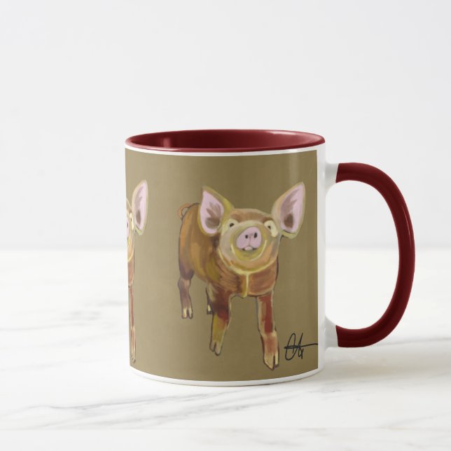 Einleitung zu einem Schwein Tasse (Rechts)