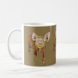 Einleitung zu einem Schwein Tasse