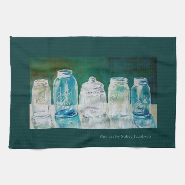 Einmachendes Glas-Geschirrtuch Handtuch (Horizontal)