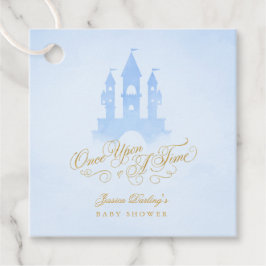 Einmal auf der Messe Burg Babydusche Geschenkanhänger