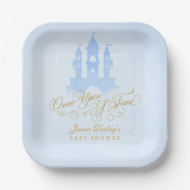 Einmal auf der Messe Burg Babydusche Pappteller