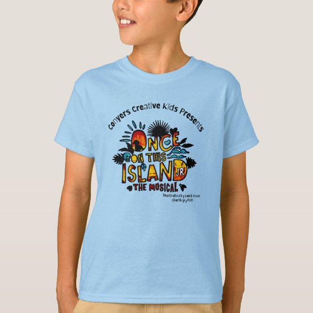 Einmal auf dieser Insel T - Shirt (Vorderseite)