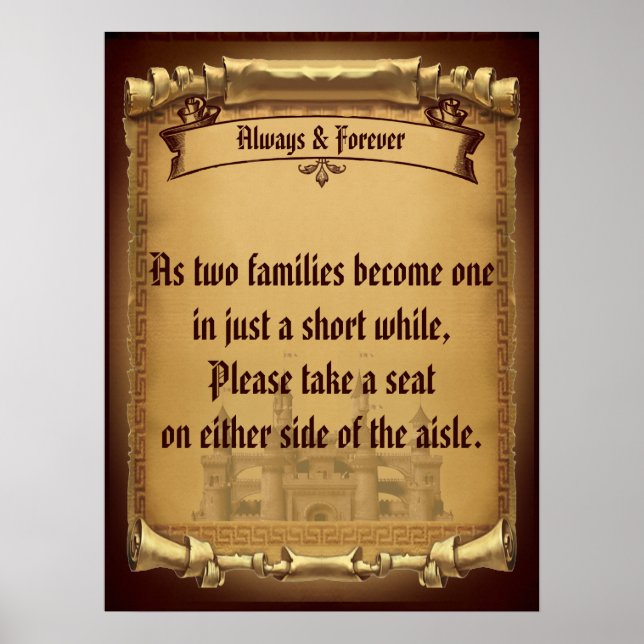 Einmal auf einer Hochzeitsreise Poster (Vorne)