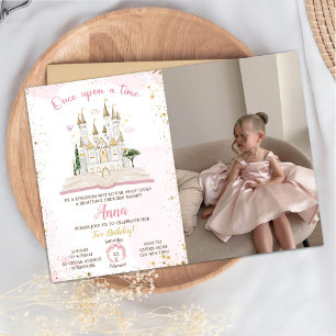 Einmal-auf-einmal Prinzessin 2. Party Foto-Einladu Einladung