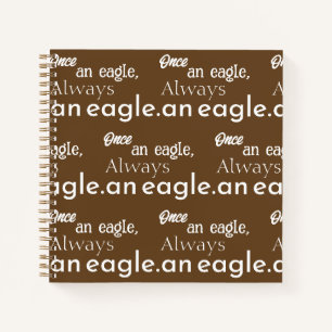 Einmal ein Adler, immer ein Adler. Inspirierender  Notizbuch
