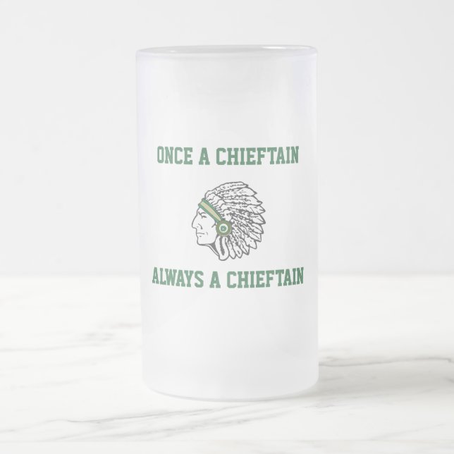 Einmal ein Häuptling, immer ein Häuptling - NRHS Mattglas Bierglas (Mittel)