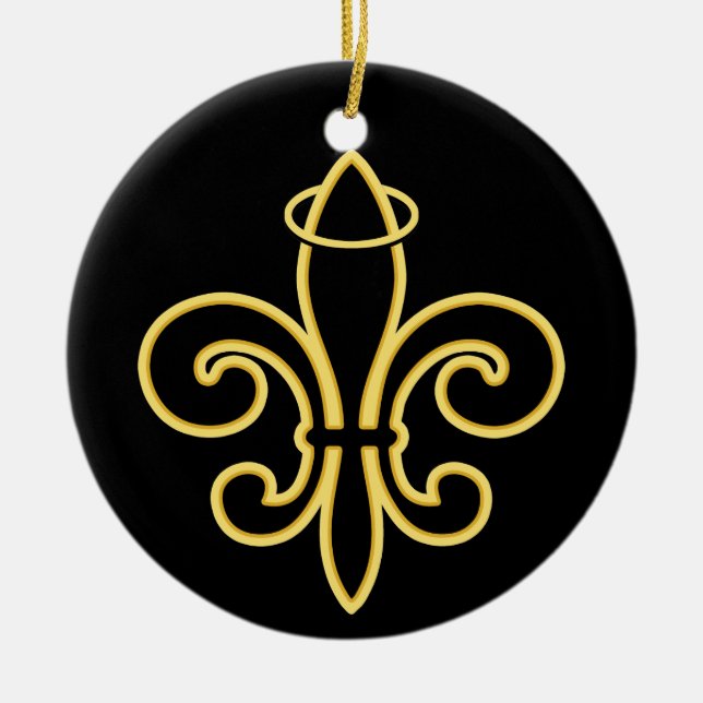 Einmal ein HEILIGES Keramikornament (Vorne)