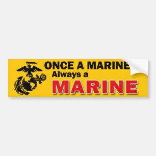 Einmal ein Marinesoldat immer ein Autoaufkleber