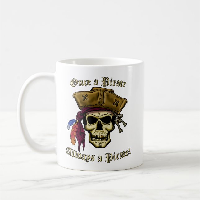 Einmal ein Piraterie Kaffeetasse (Links)