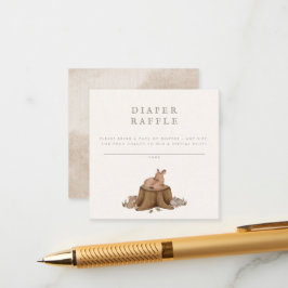 Einmal ein Wald-Windeln Begleitkarte