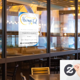 Einmal Gefüttert immer a Gefüttert Fensteraufkleber